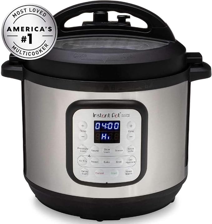 Instant Pot® Duo™ Crisp™ + Air Fryer 8QT Multi-Use Pressure Cooker